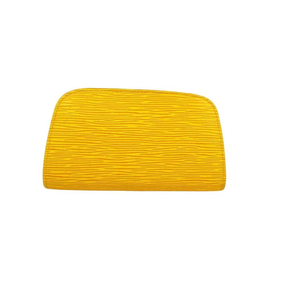 Louis Vuitton Dauphine Yellow Leather Clutch Bag (Pre-Owned) - Picture 2 of 10